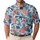 Patriotic Rifle American Flag Floral Motifs for Golf Outings and Fourth of July Men Men's Polo Shirt - 1