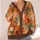 Autumn Maple Leaves In Warm Rust Tones For Cozy Everyday Layering And Weekend Style All-over Print Knitted Cardigan - 4