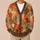 Autumn Maple Leaves In Warm Rust Tones For Cozy Everyday Layering And Weekend Style All-over Print Knitted Cardigan - 6
