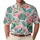 Tropical Flamingo Jungle Leaves For Resort Holidays And Beach Getaways Summer Style Men's Polo Shirt - 1
