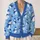 Cheerful Snowmen And Snowflakes For Cozy Winter Outings, Women’s Holiday Style All-over Print Knitted Cardigan - 2