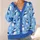 Cheerful Snowmen And Snowflakes For Cozy Winter Outings, Women’s Holiday Style All-over Print Knitted Cardigan - 4