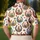Western Horseshoe Cactus Motif for Desert Golf Days and Cowboy Country Weekend Style Men's Polo Shirt - 5
