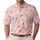 Pastel Martini Cocktail Garden for Brunch Parties, Girls’ Nights and Cocktail Lovers Men's Polo Shirt - 1