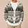 Nordic Reindeer Snowflake Fair Isle Style for Cozy Holiday Gatherings and Winter Weekends All-over Print Knitted Cardigan - 6