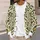Vintage Olive Folk Botanicals and Mustard Medallions for Relaxed Everyday Layering for Men All-over Print Knitted Cardigan - 5
