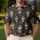 Crowned Skull Royal Motif For Rocker Streetwear, Game Day Energy, And Bold Nightlife Style Men's Polo Shirt - 4