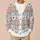 Nordic Reindeer Snowflake Holiday Motifs for Cozy Winter Layering and Festive Menswear All-over Print Knitted Cardigan - 6