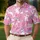 Pink Unicorn Cat Donuts and Rainbows for Playful Golf Days, Men and Women, Gift Idea Men's Polo Shirt - 4