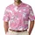 Pink Unicorn Cat Donuts and Rainbows for Playful Golf Days, Men and Women, Gift Idea Men's Polo Shirt - 1