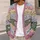 Pastel Floral Stripes for Everyday Autumn Layering and Cottagecore Women's Wardrobes All-over Print Knitted Cardigan - 5