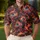 Fiery Gothic Eyeballs for Halloween Parties, Nightlife, and Alternative Style Enthusiasts Men's Polo Shirt - 4