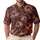 Fiery Gothic Eyeballs for Halloween Parties, Nightlife, and Alternative Style Enthusiasts Men's Polo Shirt - 1