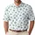 Teal Clover Golf Outfit for Father's Day and Matching Dad Weekend Style Gift Idea Men's Polo Shirt - 1