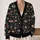 All-Seeing Eye Motif for Everyday Layering and Boho Streetwear, Men’s Mystical Style All-over Print Knitted Cardigan - 2