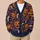 Pumpkin Jack-O-Lantern Autumn Halloween Style For Cozy Everyday Layering For Women All-over Print Knitted Cardigan - 6