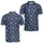 Navy Pink Star Golf Style for Patriotic Summer Outings, Resort Days, and Weekends Men's Polo Shirt - 2