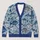Blue Ocean Fish Motifs for Relaxed Coastal Layering and Everyday Women's Wardrobe All-over Print Knitted Cardigan - 1