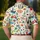 Italian Food, Landmark And Travel Icons For European Vacation Style, Men's Holiday Wear Men's Polo Shirt - 5