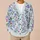 Blue Pink Botanical Florals For Everyday Layering And Cottagecore Women’s Wardrobes All-over Print Knitted Cardigan - 6