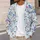 Blue Pink Botanical Florals For Everyday Layering And Cottagecore Women’s Wardrobes All-over Print Knitted Cardigan - 5