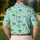 Mint Green Golf Course Icons for Relaxed Fairway Days, Unisex Country Club Style Men's Polo Shirt - 5