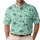 Mint Green Golf Course Icons for Relaxed Fairway Days, Unisex Country Club Style Men's Polo Shirt - 1
