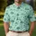 Mint Green Golf Course Icons for Relaxed Fairway Days, Unisex Country Club Style Men's Polo Shirt - 4