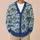 Blue Fish Motif For Relaxed Coastal Layering And Everyday Seaside Style For Women All-over Print Knitted Cardigan - 6