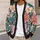 Colorful Wildflower Blooms For Relaxed Autumn Layering And Everyday Outdoor Style All-over Print Knitted Cardigan - 5