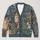 Woodland Fox Rabbit and Butterfly Nature Scene for Cozy Everyday Layering Outdoors All-over Print Knitted Cardigan - 1