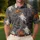 Halloween Pumpkin Ghost Bat Witch Hat Gothic Party Gift for Men, Golf Fans, and Adults Men's Polo Shirt - 4