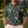 Gray Alien Mushroom Forest Theme Gift for Sci-Fi Lovers, UFO Enthusiasts, and Gamers Men's Polo Shirt - 4