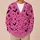 Pink Skull and Spider Web Motifs for Halloween Parties and Cozy Autumn Layering All-over Print Knitted Cardigan - 6
