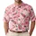 Pink Flamingo Golf Friends Hole in One Theme for Weekend Fairway Players and Couples Men's Polo Shirt - 1