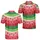 Watermelon Seed Stripes for Summer Vacations and Tropical Parties, Men and Women Men's Polo Shirt - 2