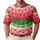 Watermelon Seed Stripes for Summer Vacations and Tropical Parties, Men and Women Men's Polo Shirt - 1