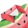 Watermelon Seed Stripes for Summer Vacations and Tropical Parties, Men and Women Men's Polo Shirt - 6