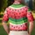 Watermelon Seed Stripes for Summer Vacations and Tropical Parties, Men and Women Men's Polo Shirt - 5