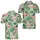 Pink Flamingo Tropical Garden for Breast Cancer Awareness Golf Tennis Active Lifestyle Men's Polo Shirt - 2