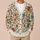 Hand-Drawn Retro Floral Blooms For Relaxed Weekend Layering And Everyday Outings All-over Print Knitted Cardigan - 6