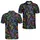 Neon Pistol Golf Range Style For Sporty Players, Shooting Enthusiasts, Men And Women Men's Polo Shirt - 2