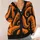 Orange Octopus Tentacles For Quirky Autumn Layering And Everyday Coastal Style Outfits All-over Print Knitted Cardigan - 4