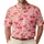 Pink Cherry Martini Cocktails for Tropical Summer Parties, Resort Getaways and Vacations Men's Polo Shirt - 1