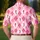 Pink Argyle Golf Silhouettes for Country Club Days, Weekend Fairways, and Golf Friends Men's Polo Shirt - 5