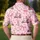 Pink Golf Cart Bows and Clubs for Weekend Rounds, Country Clubs, and Golf Friends Men's Polo Shirt - 5