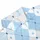 Icy Blue Diamond Golf Geometry for Country Club Sport and Weekend Players, Women Men Men's Polo Shirt - 6