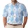 Icy Blue Diamond Golf Geometry for Country Club Sport and Weekend Players, Women Men Men's Polo Shirt - 1