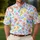 Floral Pickleball Paddles for Tennis Club Summers, Matching Team Style and Vacations Men's Polo Shirt - 4
