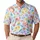 Floral Pickleball Paddles for Tennis Club Summers, Matching Team Style and Vacations Men's Polo Shirt - 1